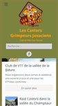 Mobile Screenshot of lescastorsgrimpeurs.fr